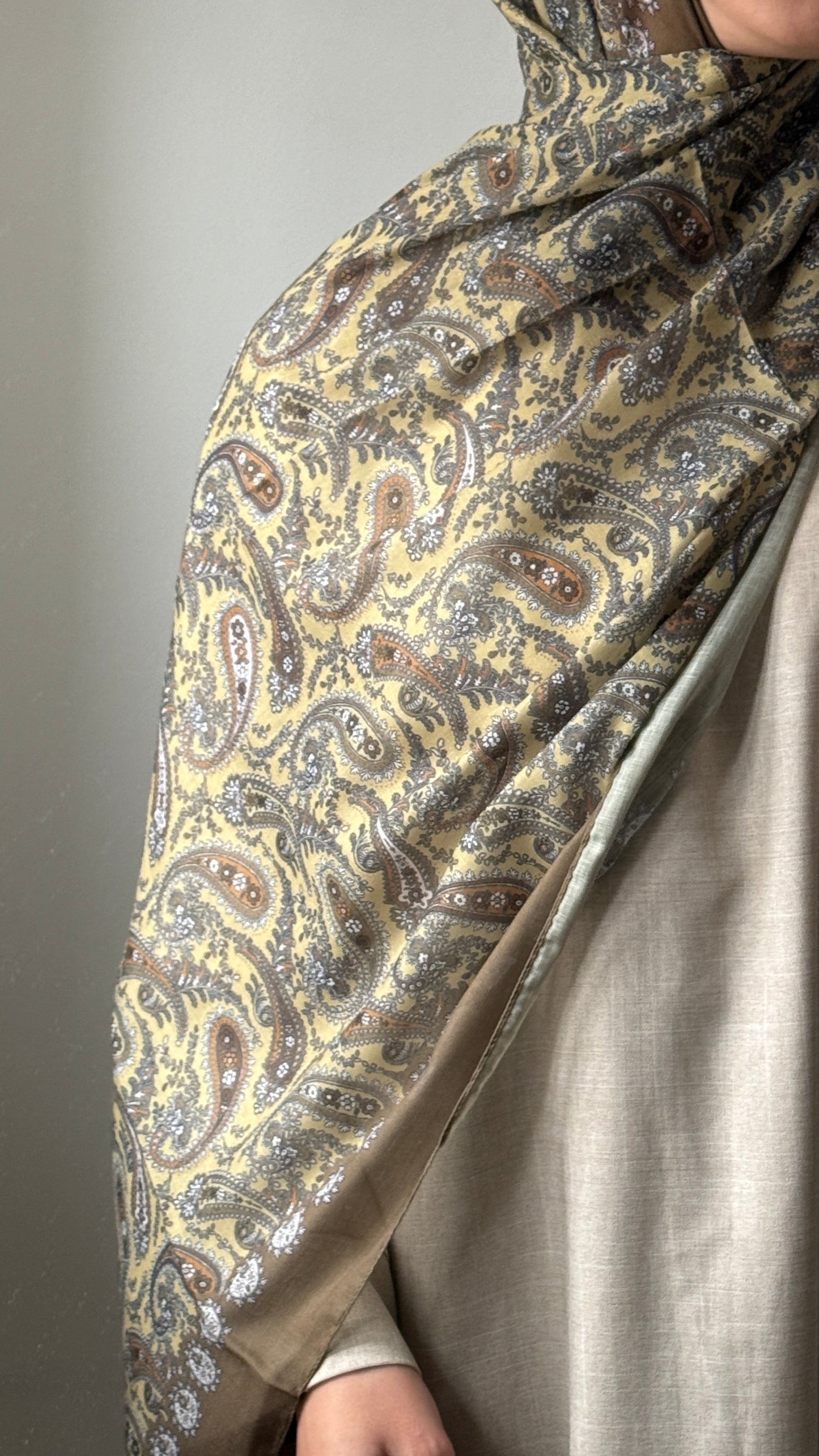 Hijab à Motifs Violet