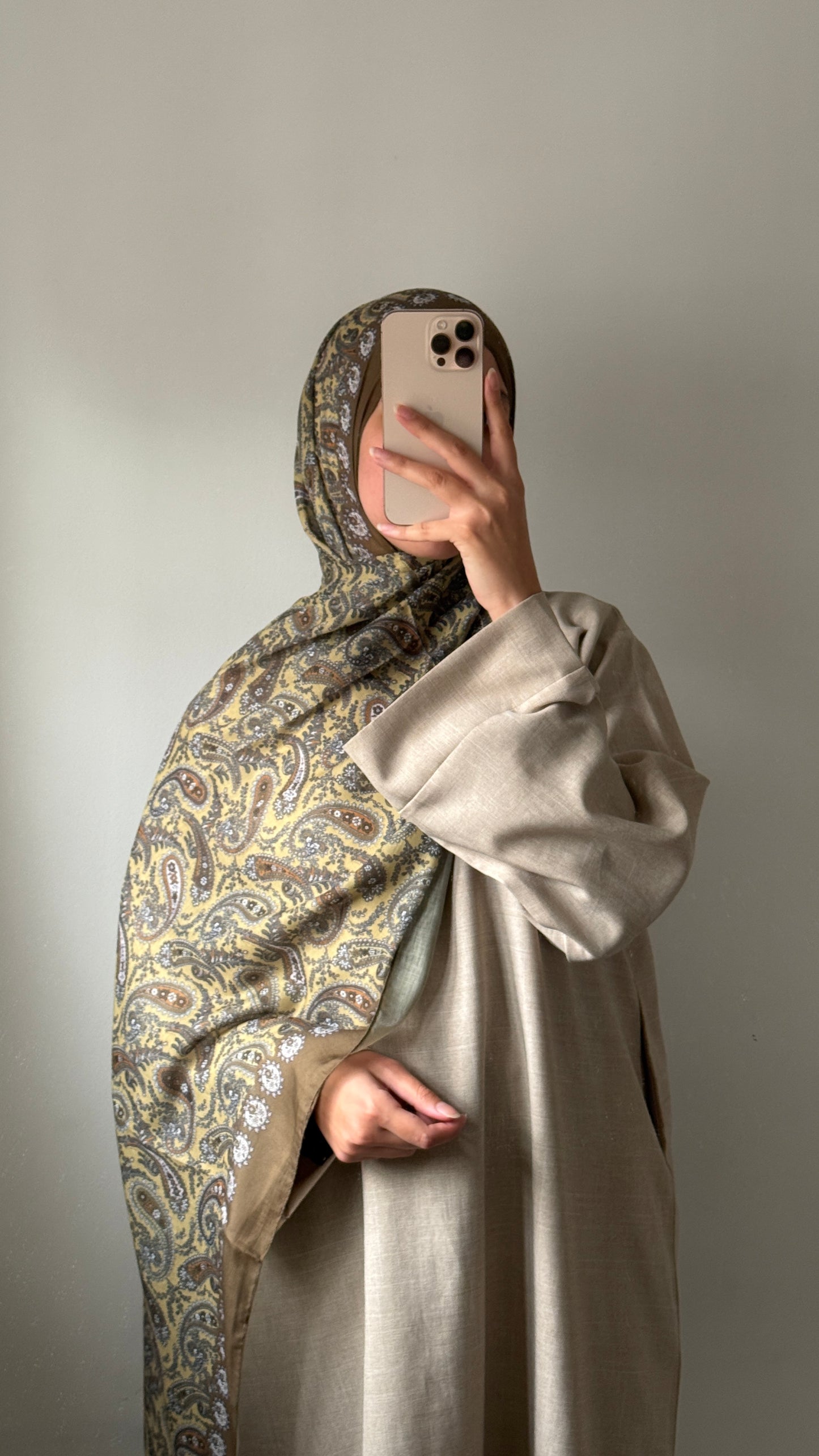 Hijab à Motifs Violet