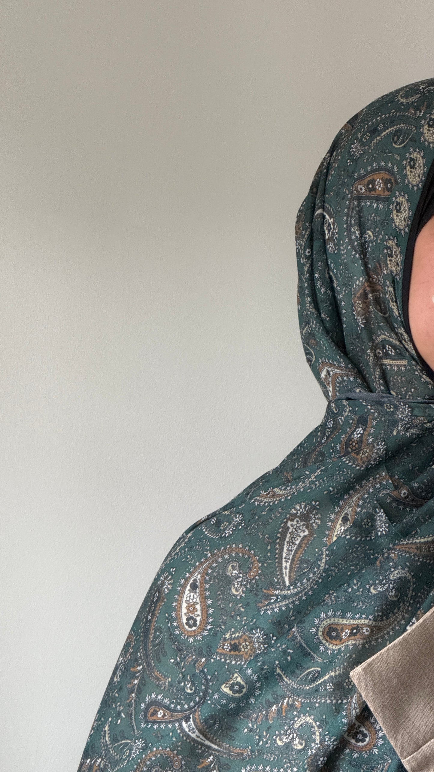 Emerald Patterned Hijab