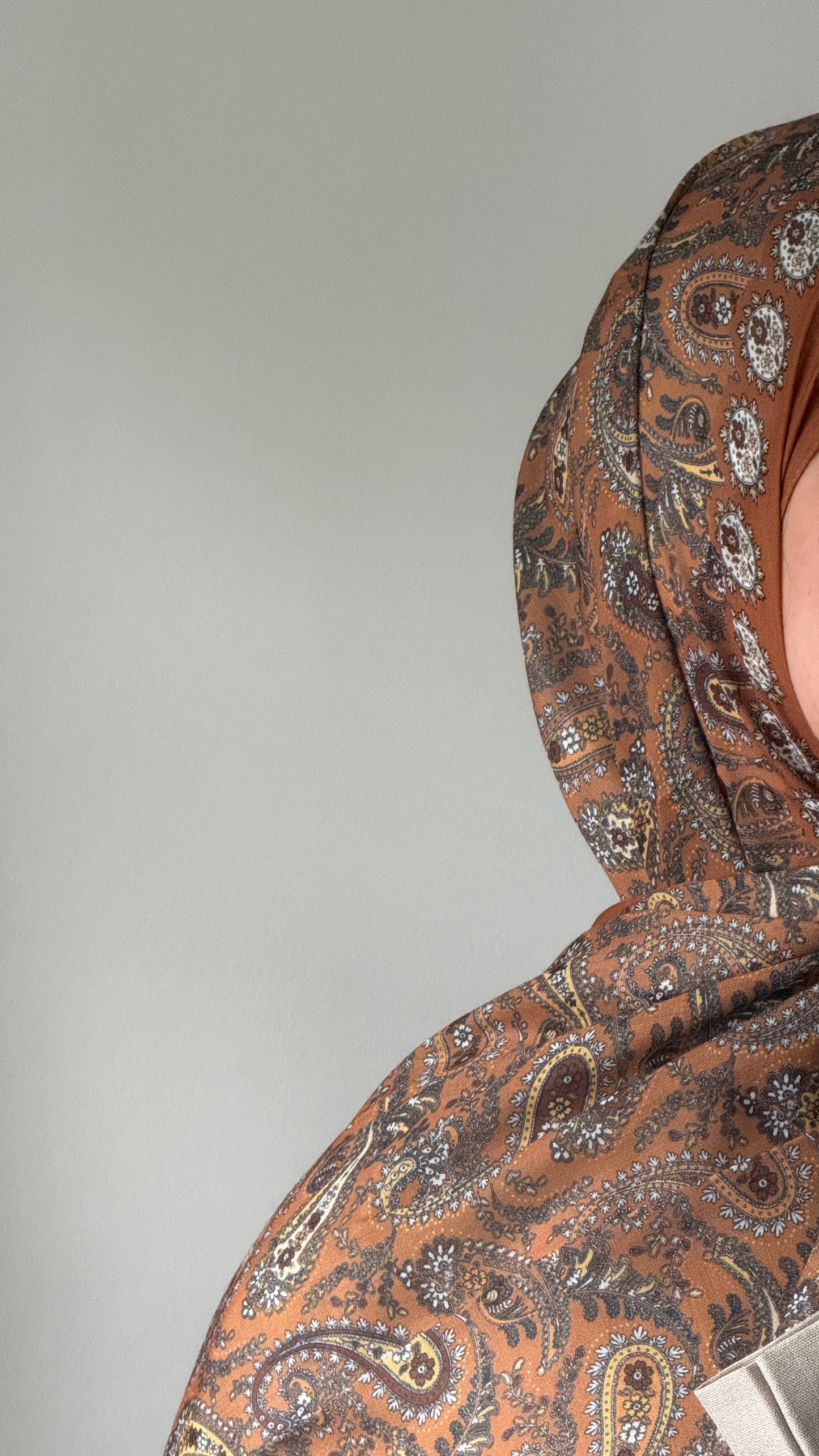 Hijab à Motifs Vert