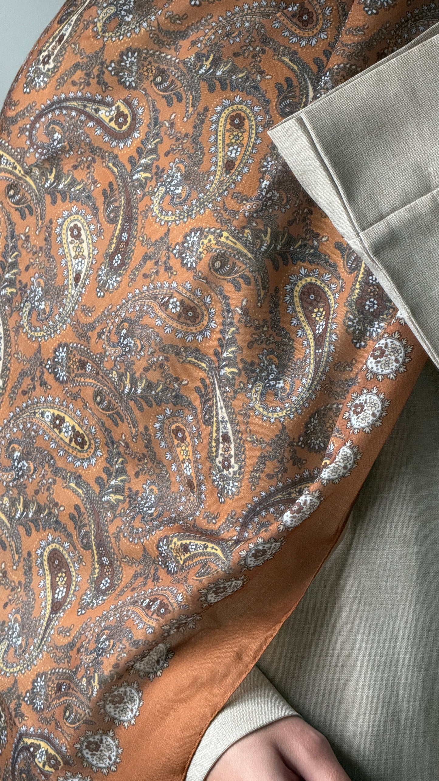 Hijab à Motifs Vert